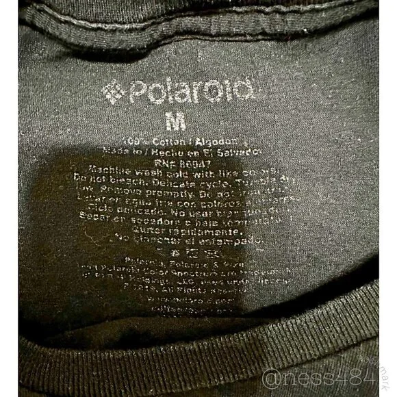 Polaroid Shirt, womens Medium - Picture 4 of 4